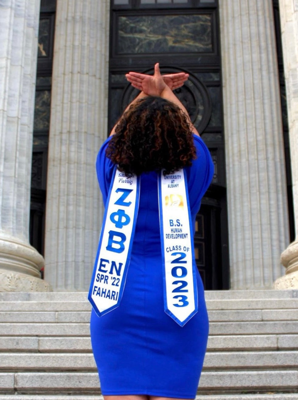 Zeta Phi Beta Graduation Stole