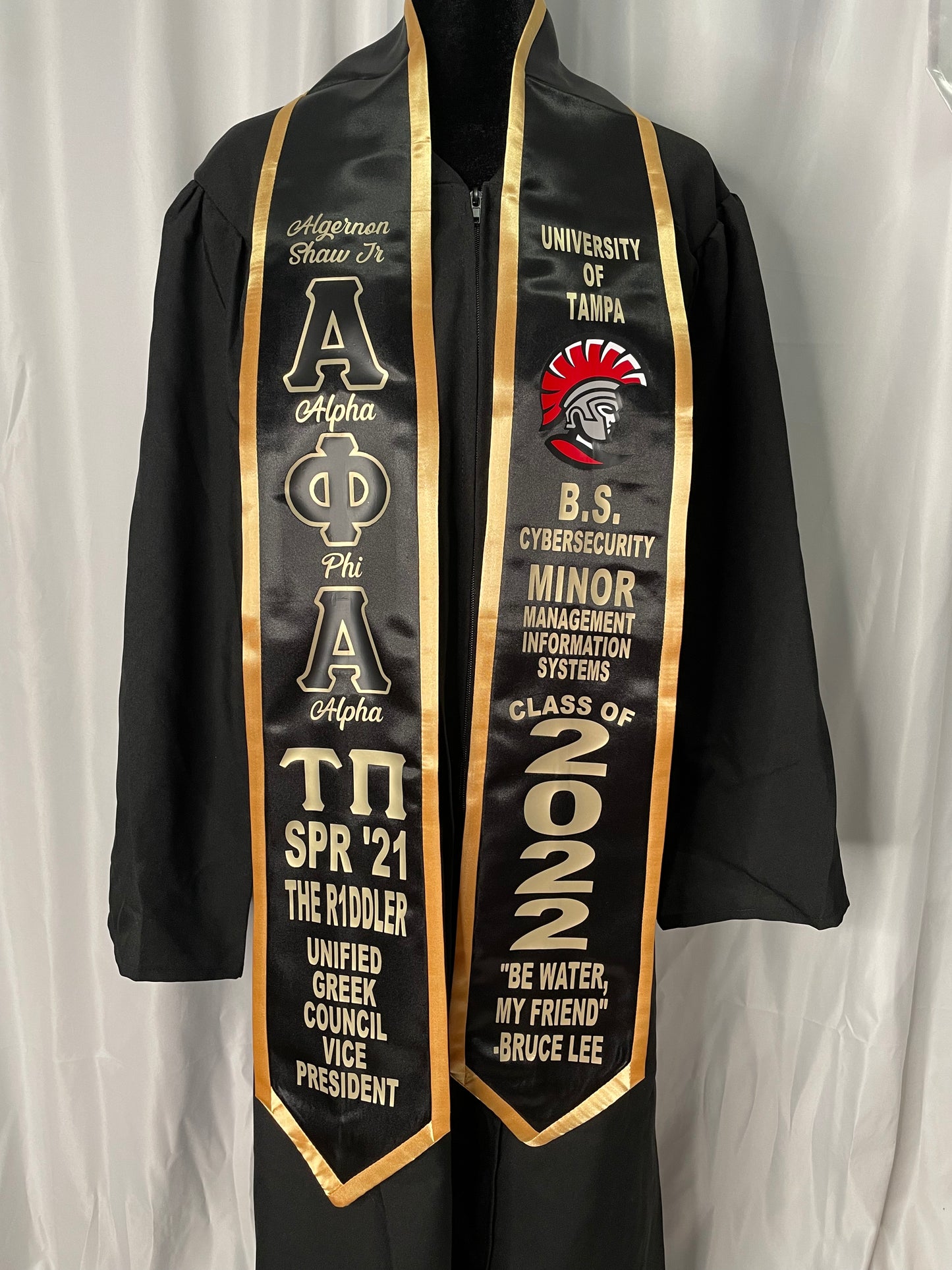Alpha Phi Alpha Graduation Stole