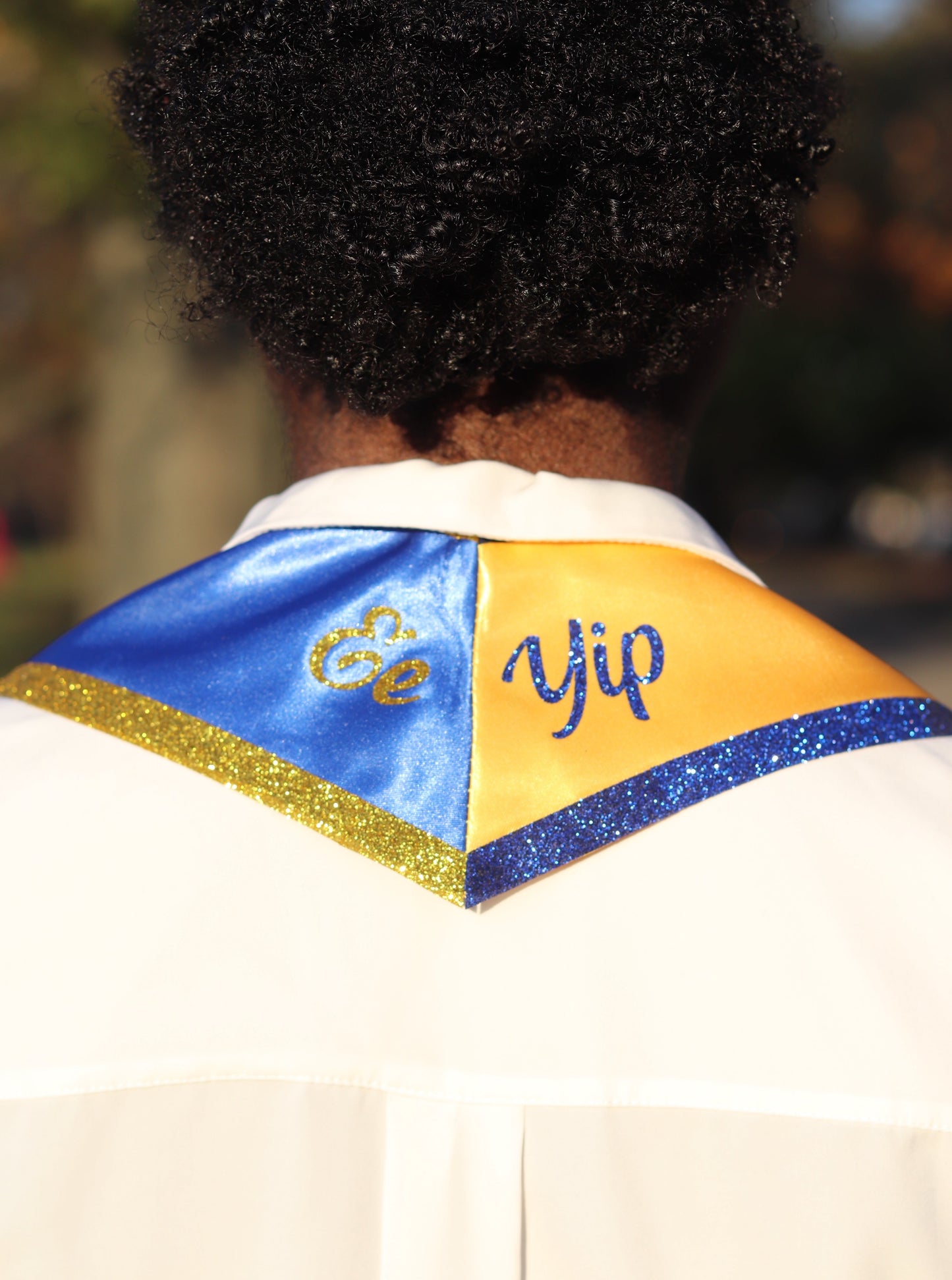 Dual Tone Sigma Gamma Rho Graduation Stole