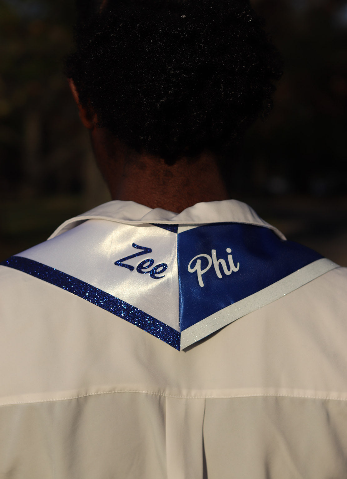 Dual Tone Zeta Phi Beta Graduation Stole