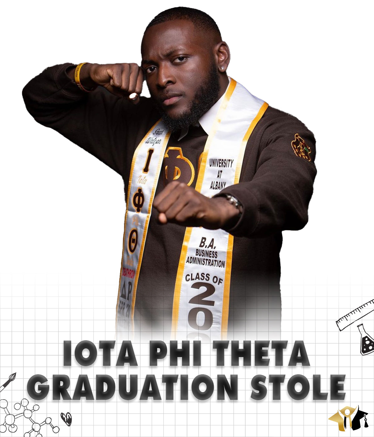 Iota Phi Theta Graduation Stole