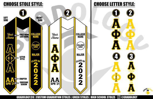 Alpha Phi Alpha Graduation Stole
